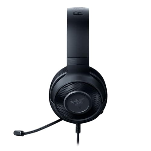 Image of Razer Kraken X - Multi-Platform Wired Gaming Headset (Bendable Cardiod Microphone, Custom-Tuned 40 mm Drivers, 3.5 mm Connection, Oval Ear Cushions, Adjustable Headband) Black