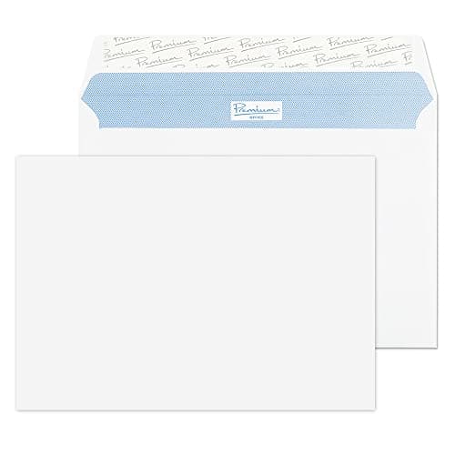 Image of Blake Office C5 162 x 229 mm 120 gsm Peel & Seal Wallet Envelopes (34214) Ultra White Wove - Pack of 50