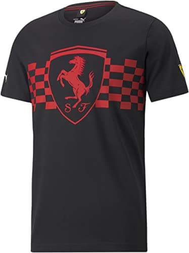 Image of PUMA Men's Ferrari Shield T-Shirt, Puma Black, Large
