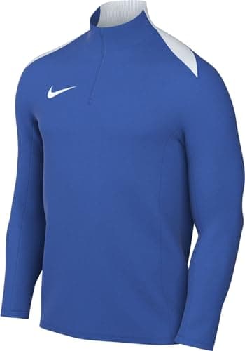 Image of Nike FD7667-467 Dri-FIT Academy Pro 24 Drill Top K Sweatshirt Men's Royal Blue/Royal Blue/White/White Size L