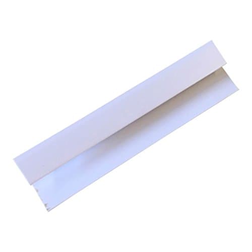 Image of DBS White 8mm End Cap Trim for Bathroom Panels Ceiling Cladding Shower Wall PVC