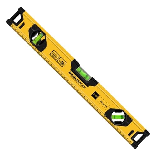 Image of DAJASD Aluminium Alloy Spirit Level, 400 mm/16 Inch Torpedo Level with Magnetic Base and 3 Bubble 45°, 90°, 180°, Magnetic Small Leveler Tool for Decoration, Home Furnishings