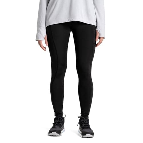 Image of Craghoppers Womens Ladies Kiwi Pro Leggings, Black, 12 UK