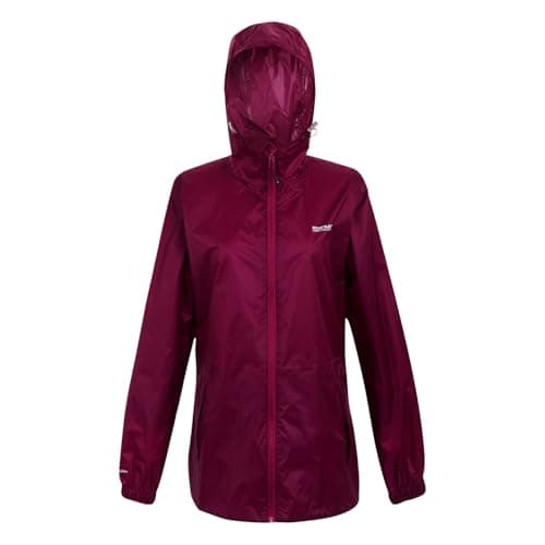 Image of Regatta Womens Pack-It III Jacket Waterproof Pack Away Hiking Walking Coat 28 Black