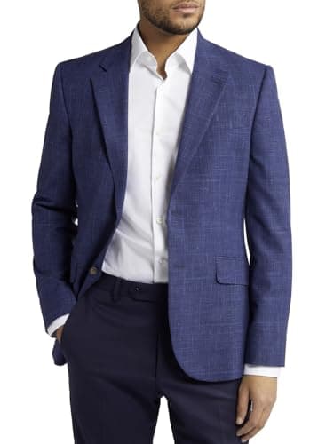 Image of Ted Baker Men's Titusj Slim Wool Blend Single Breasted Blazer, Dark Blue