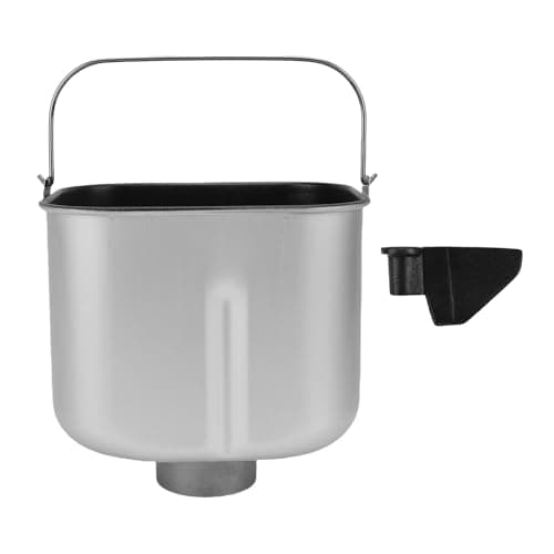 Image of Bread Machine Liner Mixing Bucket Replacement for Morphy Richards 48261 48285 48286, Non Stick Coating Stainless Steel Inner Pot with Accessory for Home Bread Maker (Tall Style)