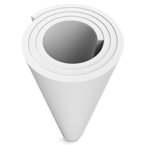 Image of MEARCOOH EVA Foam Cosplay White 15mm Thick (1mm to 20mm) Large 35.5''x59'' Sheet Premium High Density 86 kg/m3 for Cosplay, Crafts Projects (White 15MM)