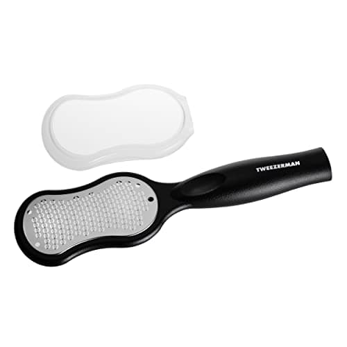 Image of Tweezerman Pedicure Foot File Callus Remover, Stainless Steel Pedicure Tool Removes Rough, Hard, and Callused Skin Easily & Effectively, Includes Storage Cap (Pack of 1)