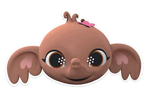 Image of Star Cutouts SM423 Bing Sula Elephant Cardboard Face Mask – Kids Costume Fancy Dress Party Favour