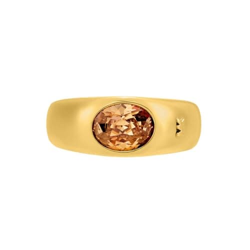 Image of Michael Kors Premium Women's Gold-Tone Brass Ring, MKJ84847105