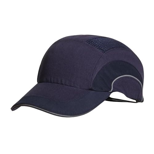 Image of JSP HardcapA1+ Premium Baseball Style EN 812 Bump Cap with 7cm Long Peak Navy (ABR000-000-500)
