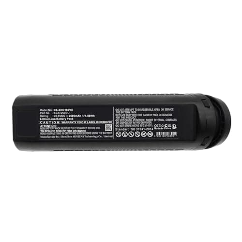 Image of 28.8V 2600mAh Vacuum Battery,Compatible For Shark IC160 ION P50 IC162 P50 ICZ362H XBAT250EU XBAT300,High-capacity Rechargeable Battery