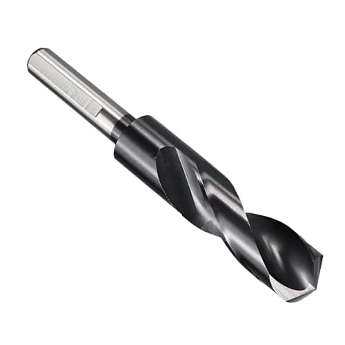 Image of PATIKIL 21.8mm Drill Bit 55/64", 1/2" Reduced Shank M35 Cobalt 5% HSS with Titanium Aluminum Nitride Coating 135° Split Point for Hard Metal Stainless Steel High-speed Cutting