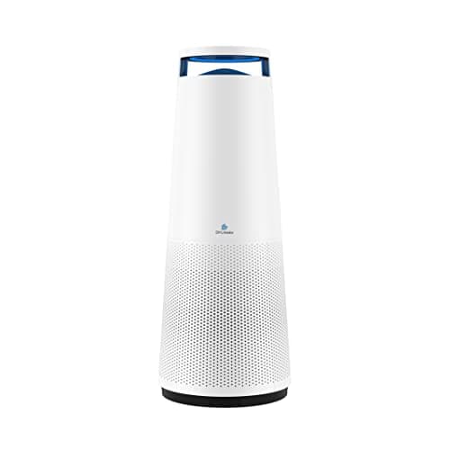 Image of DH Lifelabs | Sciaire + HEPA Air Purifier | Ions Actively Clean & Deodorize Air | Eliminates 99.97% of Bacteria & Viruses | H13 HEPA Filter for Allergies | 2046 Sq Ft Large Room Home | Wi-Fi | White