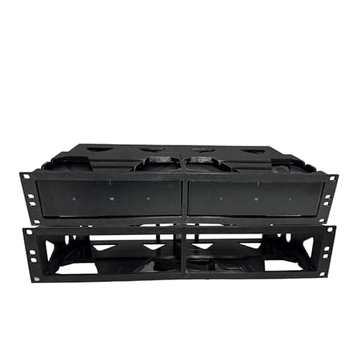 Image of RackStackMount Rack Mount Kit, for Sonos Amps, Holds 2 Sonos Amps in 2U enclousure 19" by Rack Stack Mount