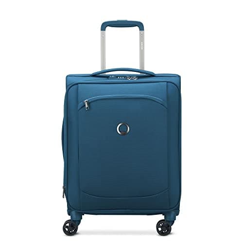 Image of Delsey Paris Delsey Montmartre Air 2.0 Suitcase, 55 cm, lightblue, S (55cm - 37.26L Montmartre Air 2.0 ERW 4 Double Wheels Cabin Trolley Slim Line 55 cm Recycled