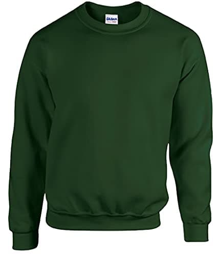 Image of Gildan Men's Sweatshirt, Forest green, XL