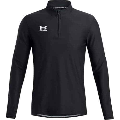 Image of Under Armour Mens Ua MS Ch. Pro Quarter Zip Drill Top Black/White XL