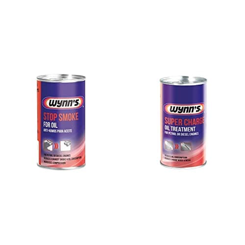 Image of Wynn's Stop Smoke For Oil Additive For Reducing Petrol & Diesel Engine Exhaust Emissions and Super Charge Oil Treatment Compression Restoring Additive For Petrol & Diesel Engines 425ml