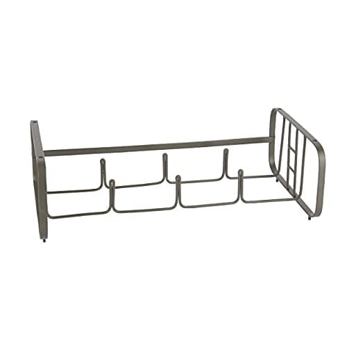 Image of KitchenCraft Living Nostalgia Wire Bottle Rack, Small Wine Rack for 4 Bottles, 22.5 x 44.5 x 13.5cm