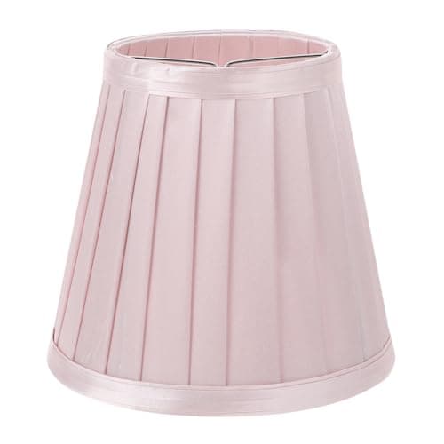 Image of Hemobllo 5.5 Inch Fabric Lampshade for Wall Lights and Table Lamps Soft Cloth Lamp Cover with Delicate Design Eye-Friendly Light Diffuser for Home Decor
