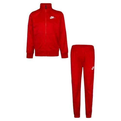 Image of Nike Children's Red Knitted Jumpsuit Size 5-6 A Code 86G796-U10, Red