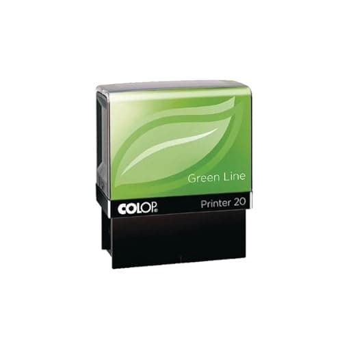 Image of COLOP Green Line Word Stamp Received Red (Impression Size: 38 x 14mm) GLP20REC + Free finchley Refill Pen (1)