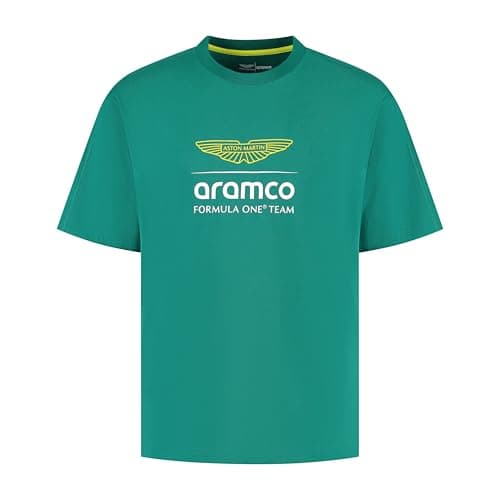 Image of Aston Martin F1 Men's Large Logo Tshirt Green - Size: S