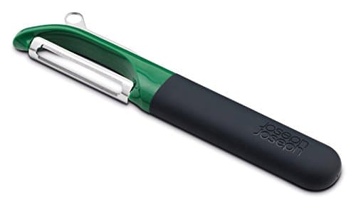 Image of Joseph Joseph Multi-Peel Straight Peeler, vegetable peeling with potato eye remover. Dishwasher safe - Green, 24