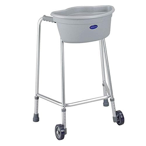 Image of Homecraft Buckingham Walking Frame Caddy, Single, For Walker, Holder for Mug, Dinner Plate, TV Remote, Glasses, Divided Compartments, Replace Basket or Bucket, Elderly, Disabled, Handicapped