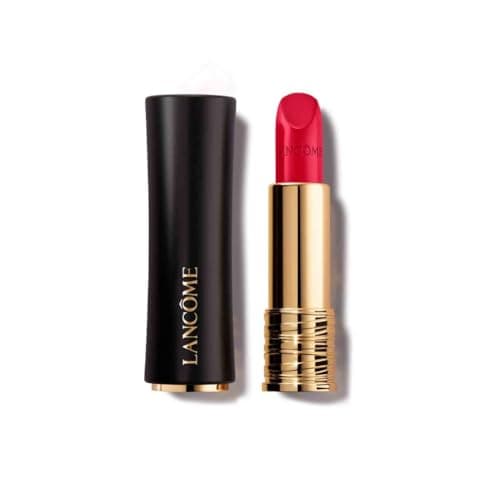 Image of Lancôme L'Absolu Rouge Cream Lipstick, Long-Lasting Hydrating Colour with Luminous Satin Finish, Grand Rose Extracts and Vitamin E, Hyaluronic Acid, High-Pigment Pink Lip Colour, Shade 368, 3.4g