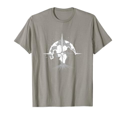Image of Obi Wan Saber Silhouette Fight T-Shirt