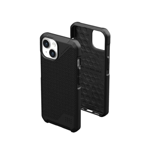 Image of URBAN ARMOR GEAR UAG Case Compatible with iPhone 15 Case 6.1" Metropolis LT Kevlar Black Built-in Magnet Compatible with MagSafe Charging Rugged Military Grade Dropproof Protective Cover