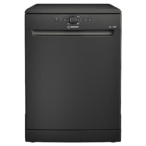 Image of Indesit D2F HK26 B UK Push&Go 14 Place Settings Dishwasher - Black
