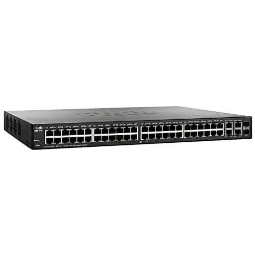 Image of Cisco SF300-48PP 48-port 10/100 PoE+ Managed Switch with Gig Uplinks