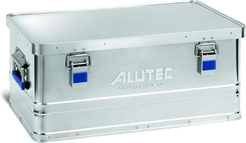 Image of ALUTEC Basic 40 Aluminium Box (Capacity 40 L, Inner Dimensions (L x W x H) 535 x 340 x 220 mm, Dust/Splash Proof, Tool Box, Storage Box, Weight 2.98 kg) 10040