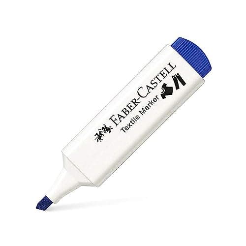 Image of Faber-Castell Textile Marker Blue, Art, Craft Supplies