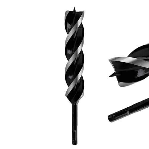Image of MOXPIFY Extra Long 28mm x 230mm Auger Drill Bit SDS Plus, SDS Wood Auger Drill Bits for Woodworking