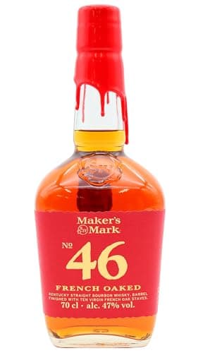 Image of Maker's Mark - 46 Kentucky Straight Bourbon - Whiskey 70cl 47% ABV