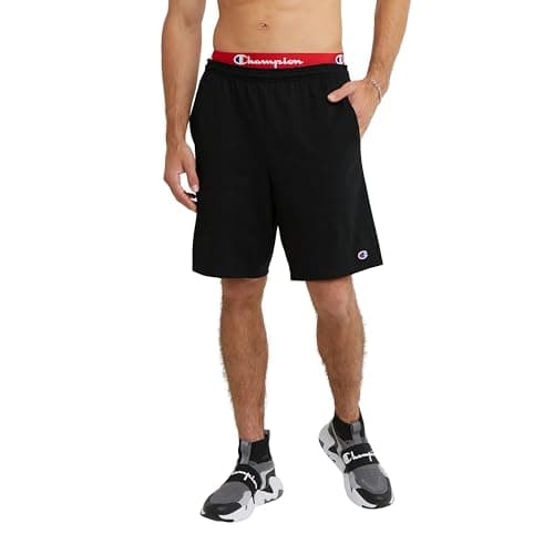 Image of Champion Men's Jersey Short with Pockets Shorts, Black, L