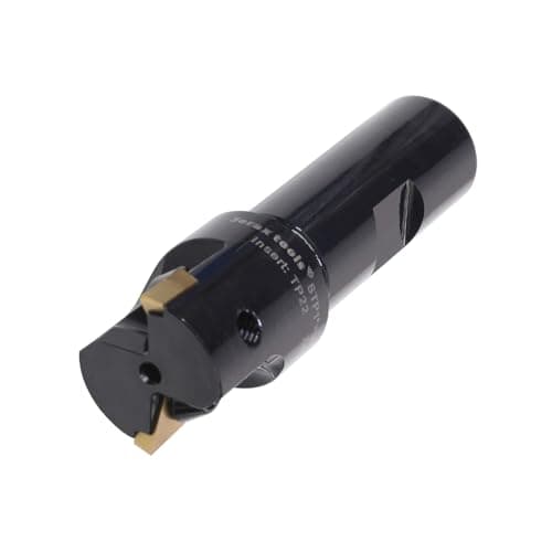 Image of Jerax tools 3/4" Shank Indexable End Mill, 1" Cutting Diameter with 2 Pcs Replaceable Carbide Inserts