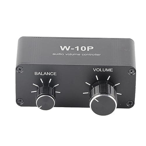 Image of Stereo Audio Volume Controller, Mini Headphone Volume Adjuster with Jack 3.5mm Output Portable Music Control Panel for Dvds Cds