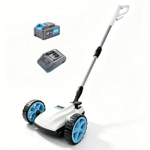 Image of swift 40V 22cm Cordless Brushless Small Lawnmower, Lightweight and Compact, with Super-Mulching blade (Battery & Fast Charger Included)