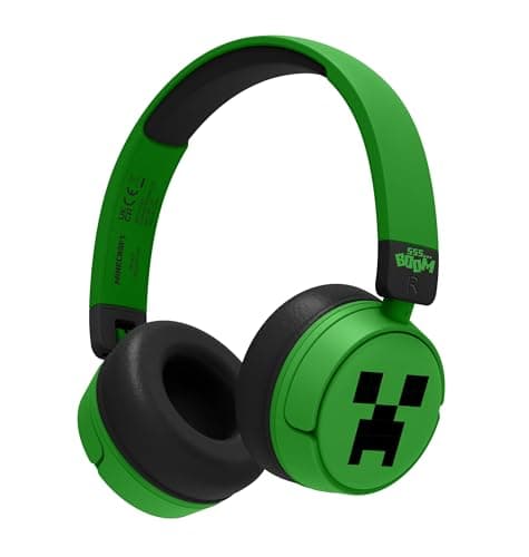 Image of OTL Technologies MC1231 Minecraft Kids Wireless Headphones - Green