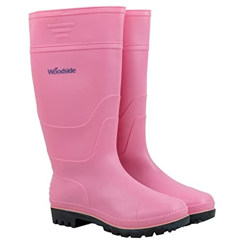 Image of Woodside Wellington Boots Pink - Size 5
