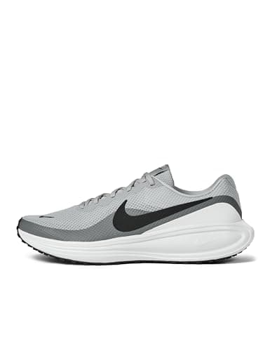Image of Nike Men's Revolution 8 Road Running Shoes, Lt Smoke Grey/Black/Smoke Grey, 9.5