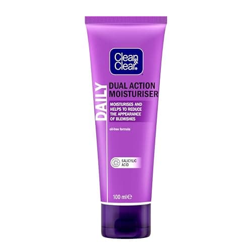Image of Clean & Clear Dual Action Oil-Free Moisturiser, 100ml