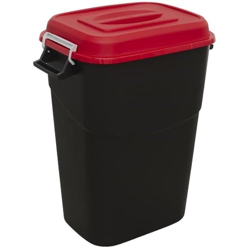 Image of Sealey 95L Refuse/Storage Bin - Red - BM95R