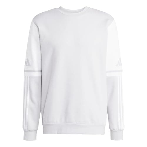 Image of adidas Men's SQUADRA25 SWEAT CREW, team light grey/white, M