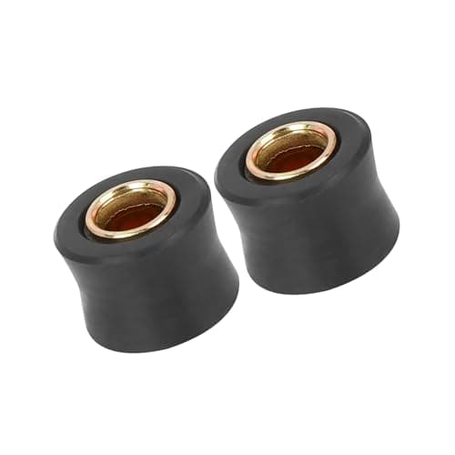 Image of Partuto 2pcs Motorcycle 10mm Rear Shock Absorber Cushion Rubber Ring Bush Replacement